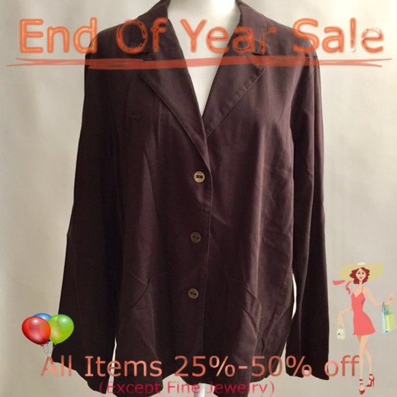 Chico's Jackets & Blazers - Chico’s Brown Jacket Size 3
